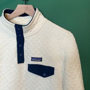 Rare Patagonia Organic Cotton Quilted Pullover